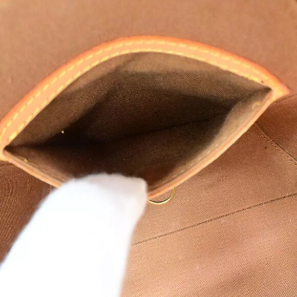 LOUIS VUITTON LV Logo Ellipse PM Hand Bag Monogram Leather Brown M51127 79EB560 - Picture 15 of 16